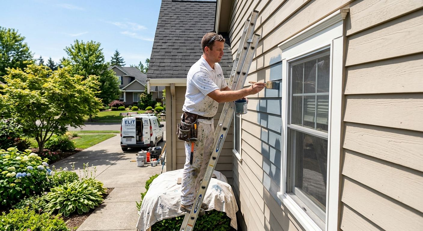 Renovation et peinture de facade a Longueuil