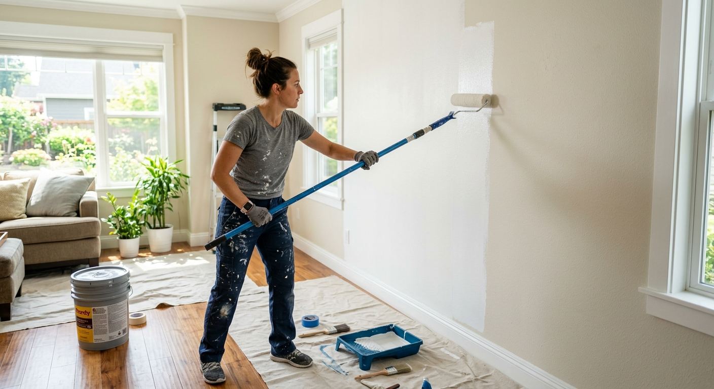 Transformation par la peinture a Saint-Georges