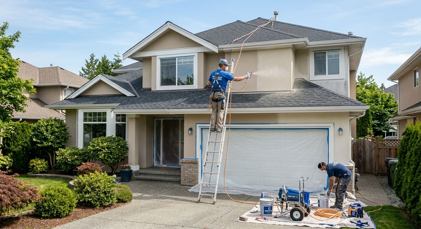 Peinture exterieure de maison a Carleton-sur-Mer